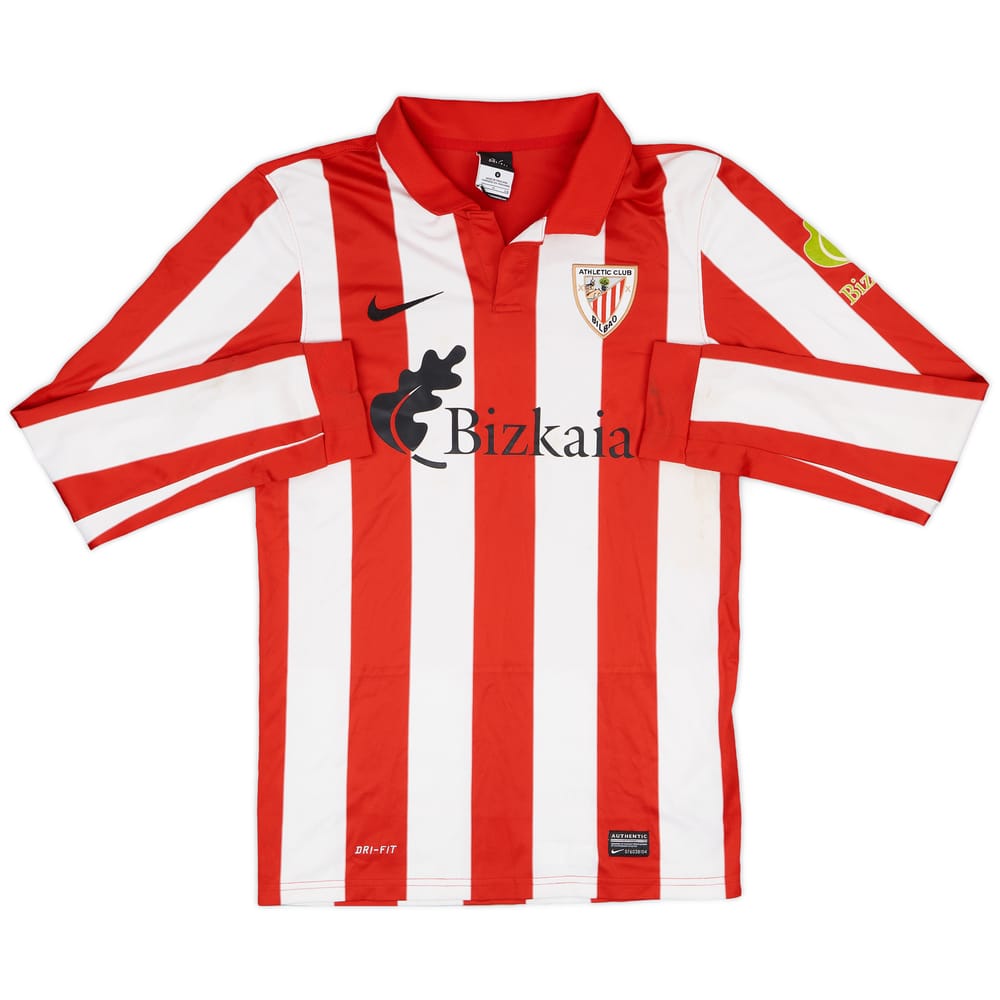 2013-14 Bilbao Athletic Match Issue Home L/S Shirt #24