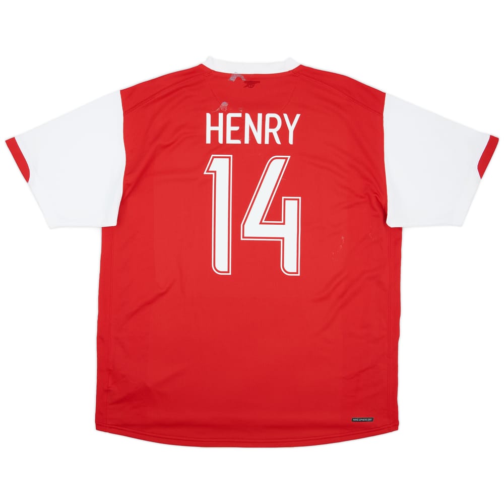 2006-08 Arsenal Home Shirt Henry #14 - 5/10 - (XL)