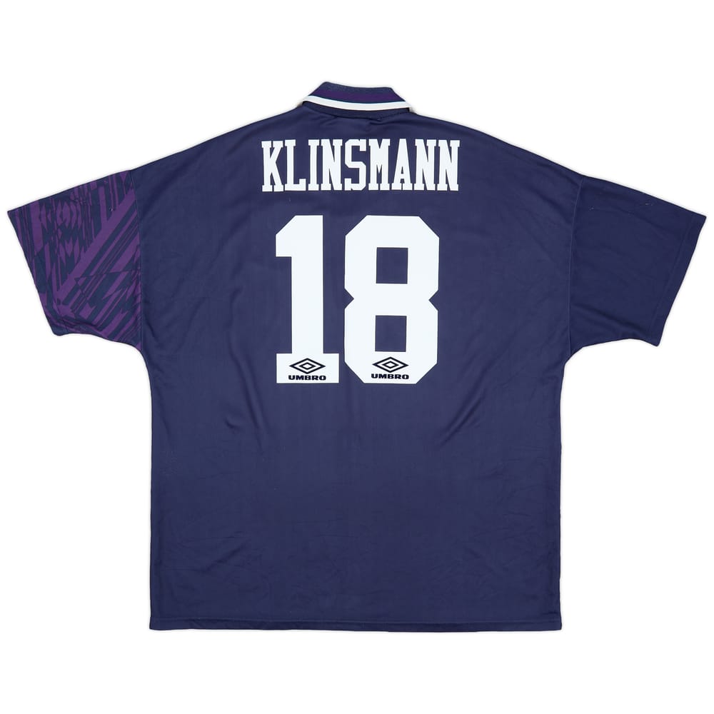 1994-95 Tottenham Away Shirt Klinsmann #18 - 6/10 - (XXL)
