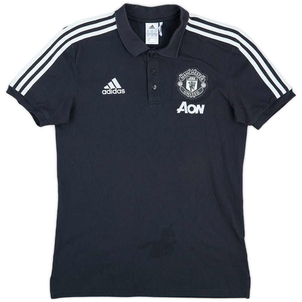 2017-18 Manchester United adidas Polo Shirt - 9/10 - (M)