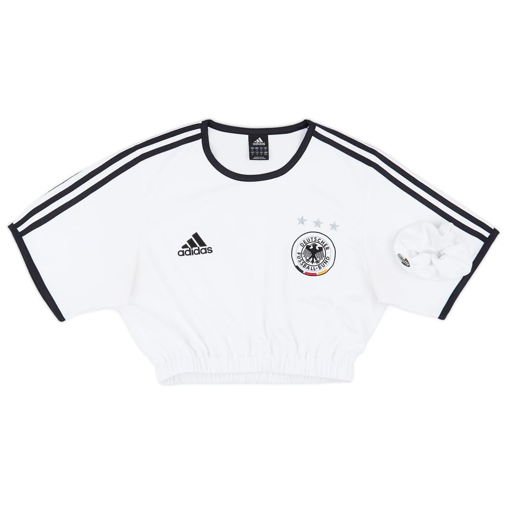 Reworked Germany Crop Top and Scrunchie Set