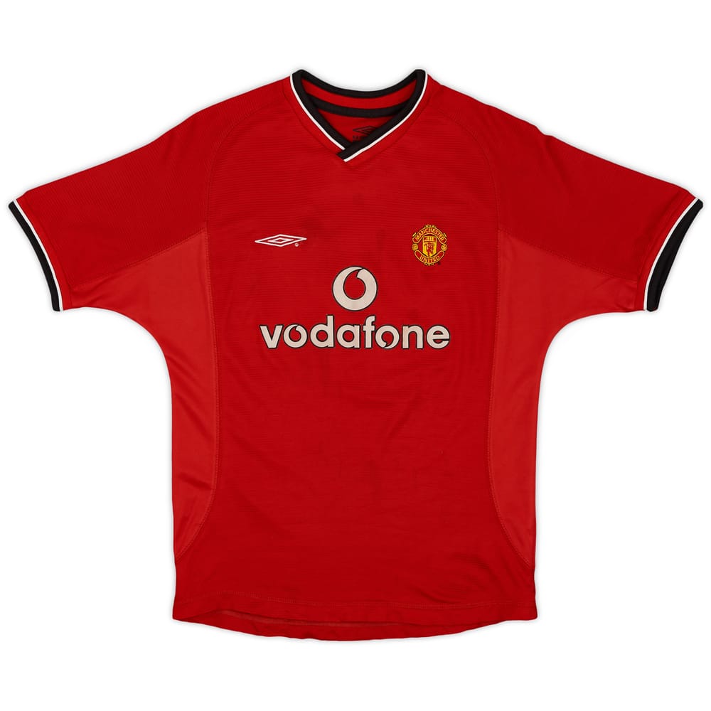 2000-02 Manchester United Home Shirt - 7/10 - (M.Boys)