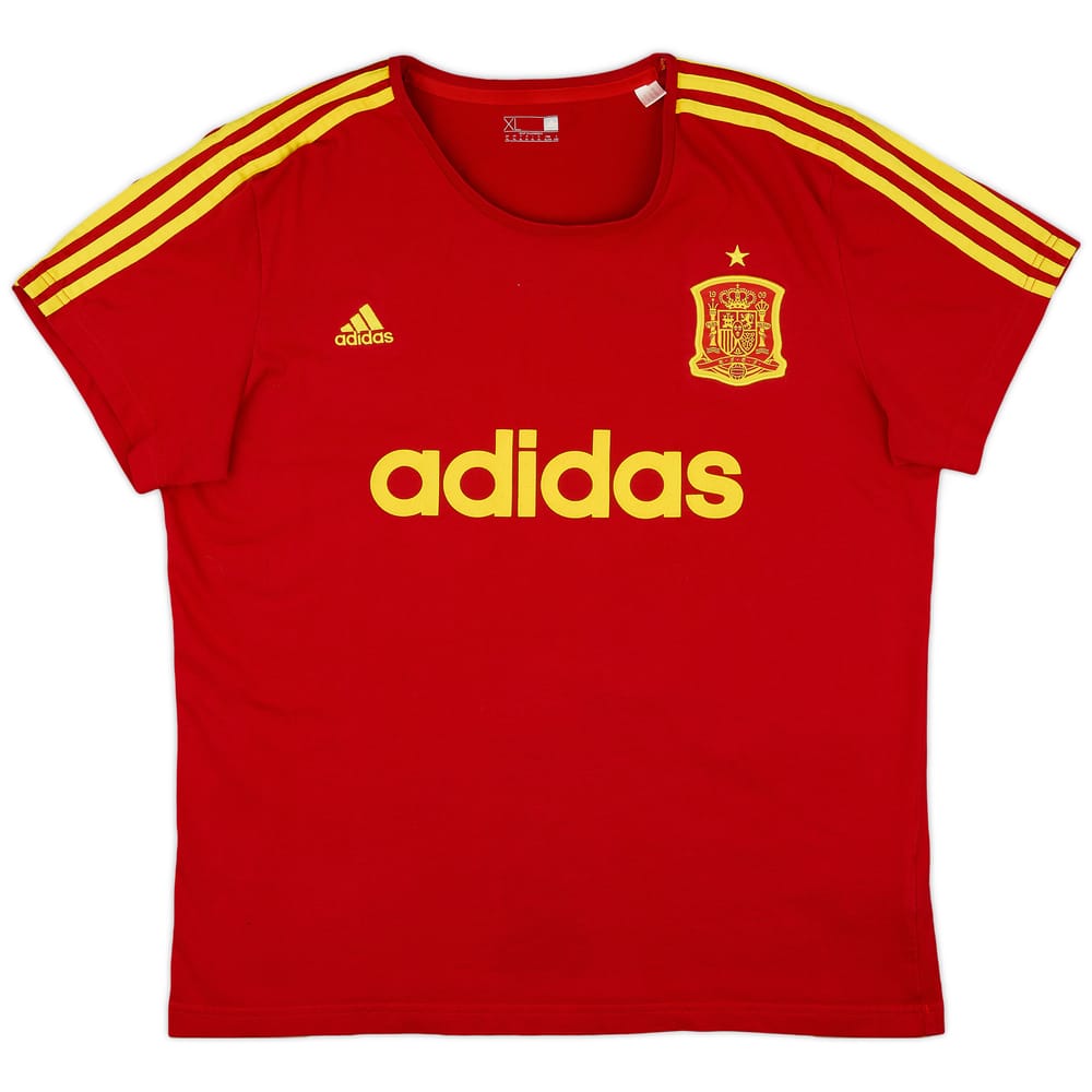 2016-17 Spain adidas Cotton Tee - 9/10 - (XL)
