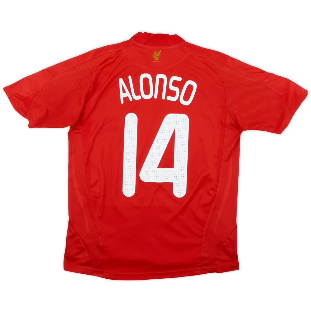 2008-10 Liverpool Home Shirt Alonso #14 - 5/10 - (M)