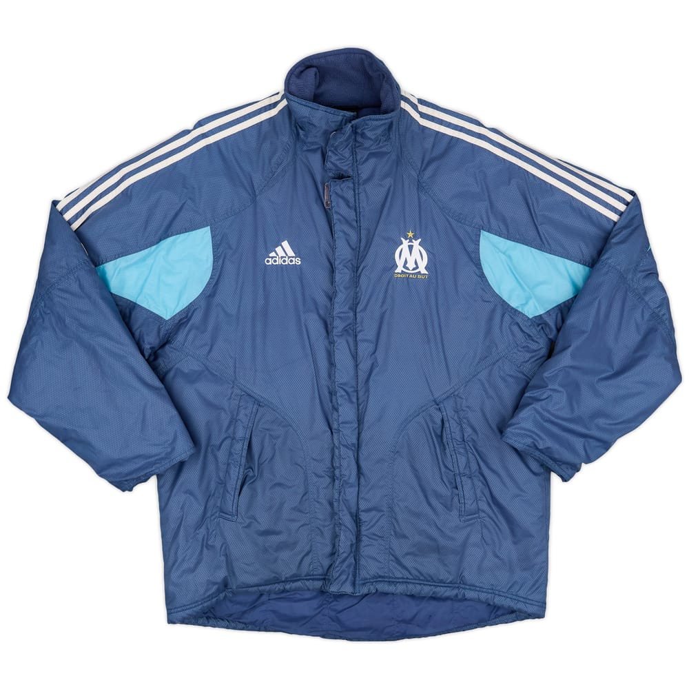 2004-05 Olympique Marseille adidas Padded Bench Coat - 9/10 - (L)