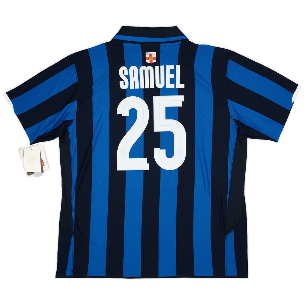 2007-08 Inter Milan Centenary Home Shirt Samuel #25 (XXL)