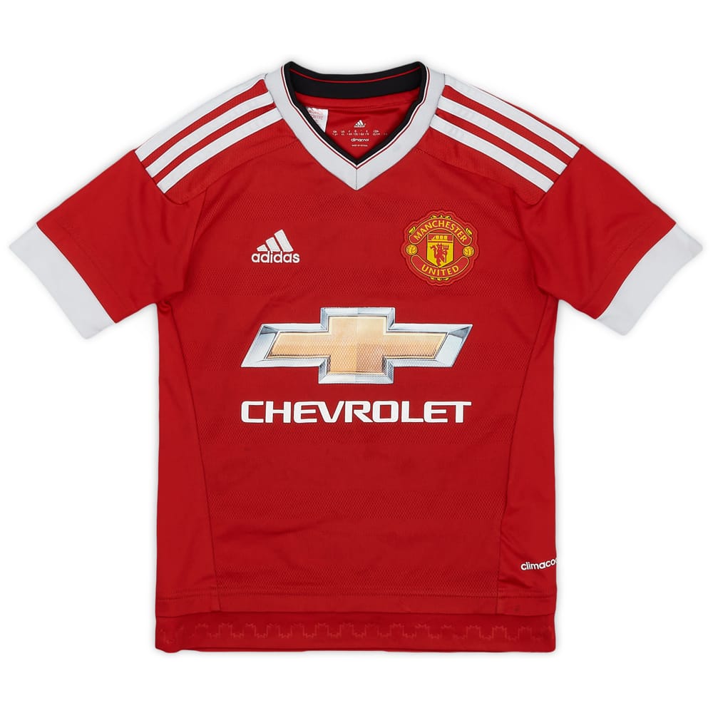 2015-16 Manchester United Home Shirt - 7/10 - (S.Boys)