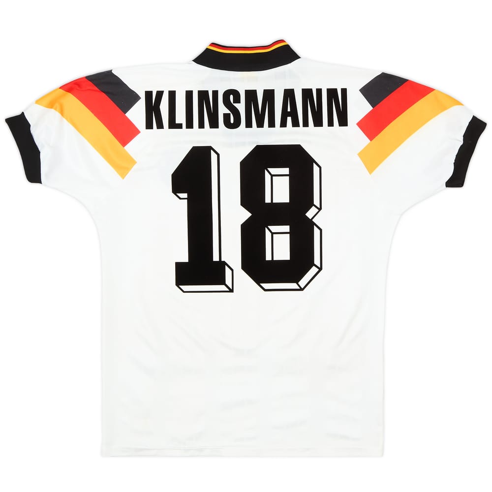 1992-94 Germany Home Shirt Klinsmann #18 - 9/10 - (S)