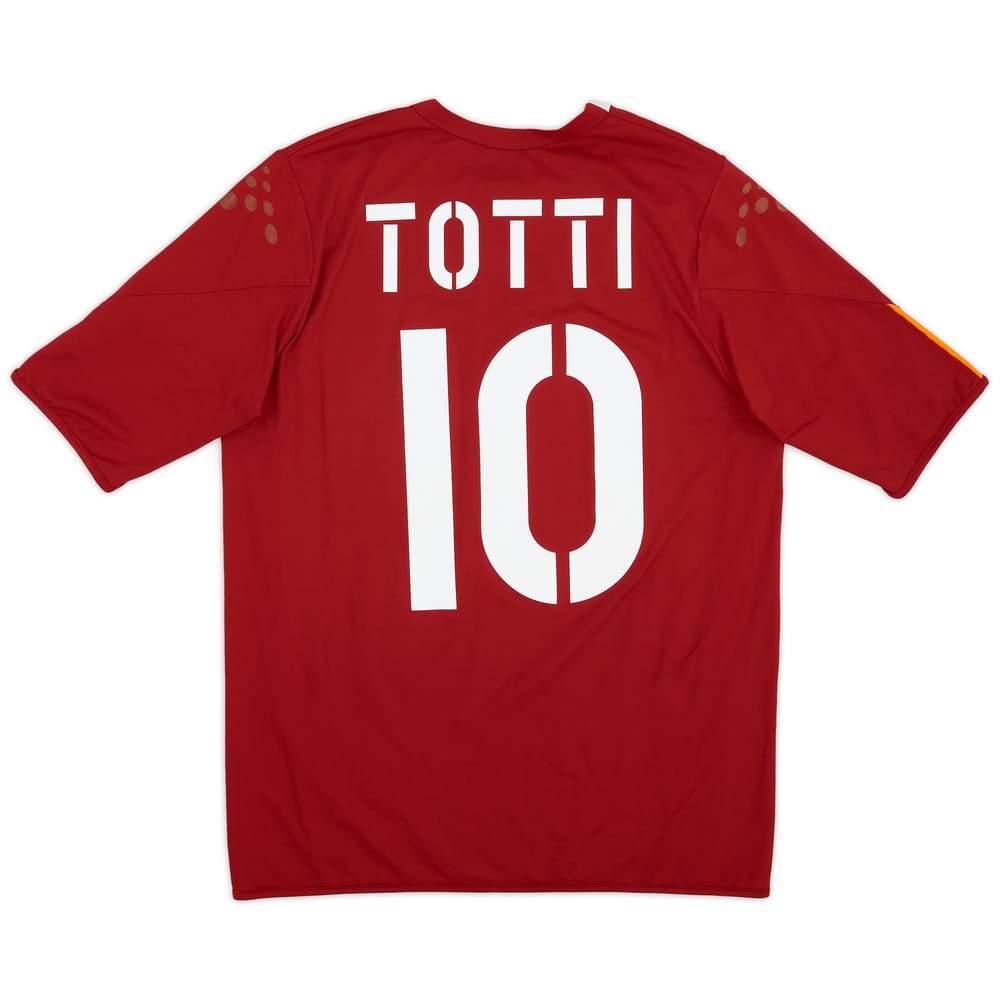 2004-05 Roma Home Shirt Totti #10 - 7/10 - (L)