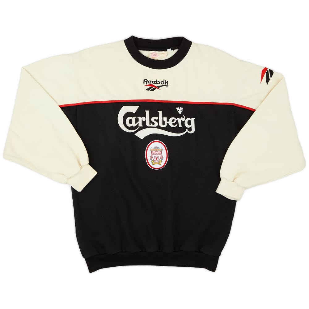 1998-00 Liverpool Reebok Sweat Top - 6/10 - (S)