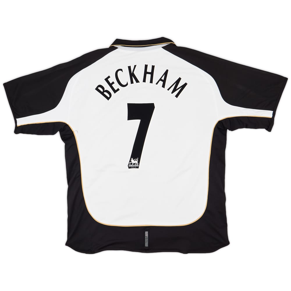 2001-02 Manchester United Centenary Away/Third Shirt Beckham #7 - 7/10 - (XXL)
