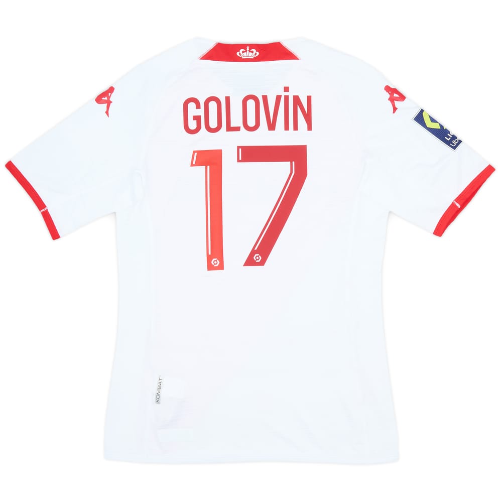 2022-23 Monaco Player Issue Home Shirt Golovin #17