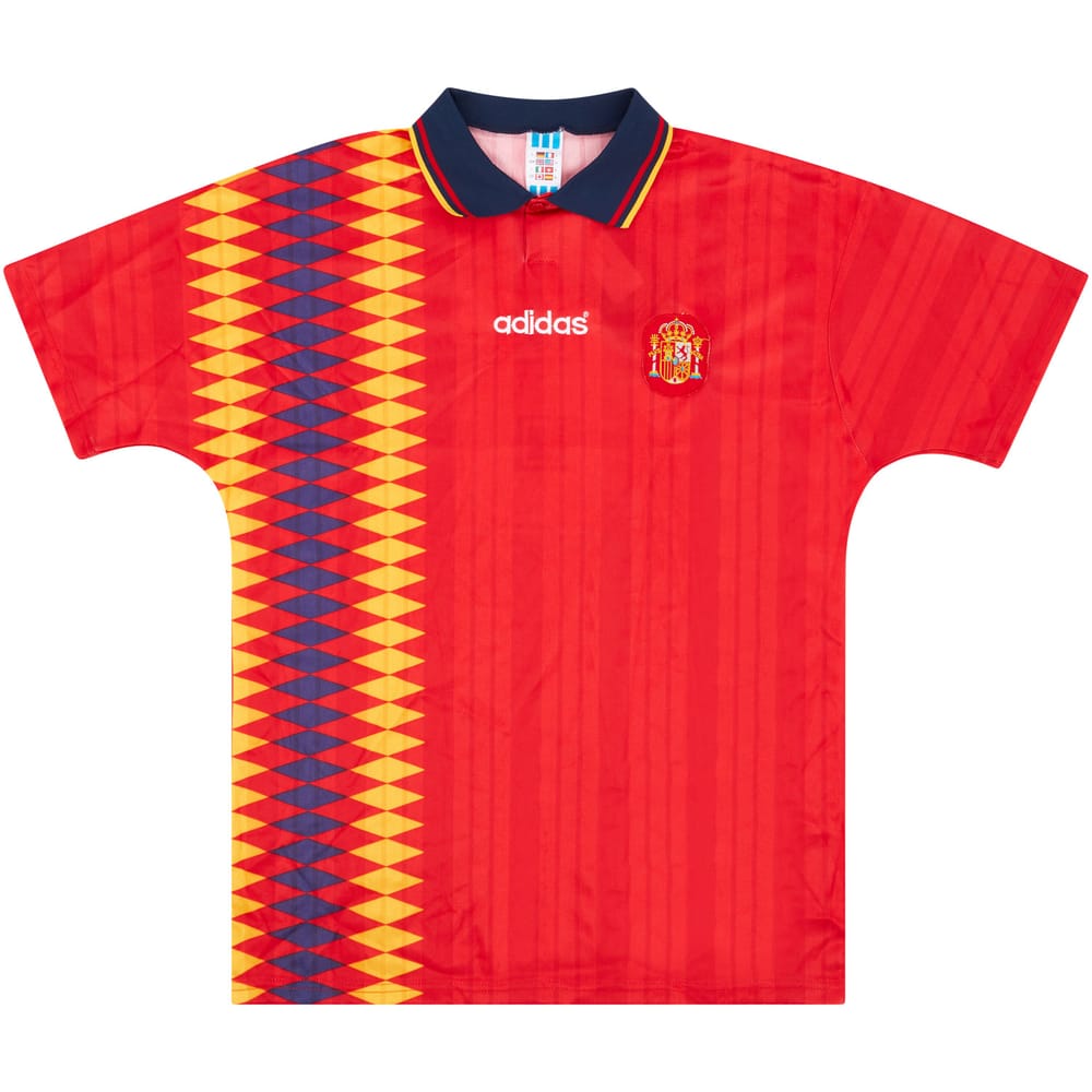 1994-96 Spain Match Issue Home Shirt #6