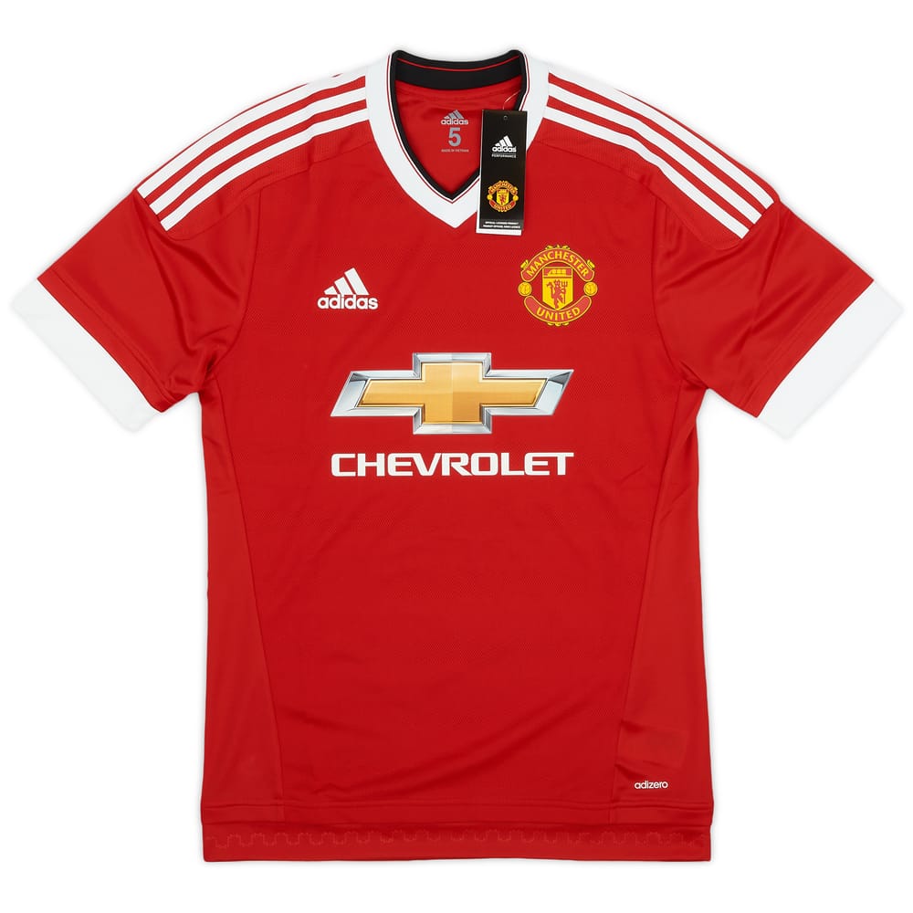 2015-16 Manchester United Player Issue Home Shirt (S/M)