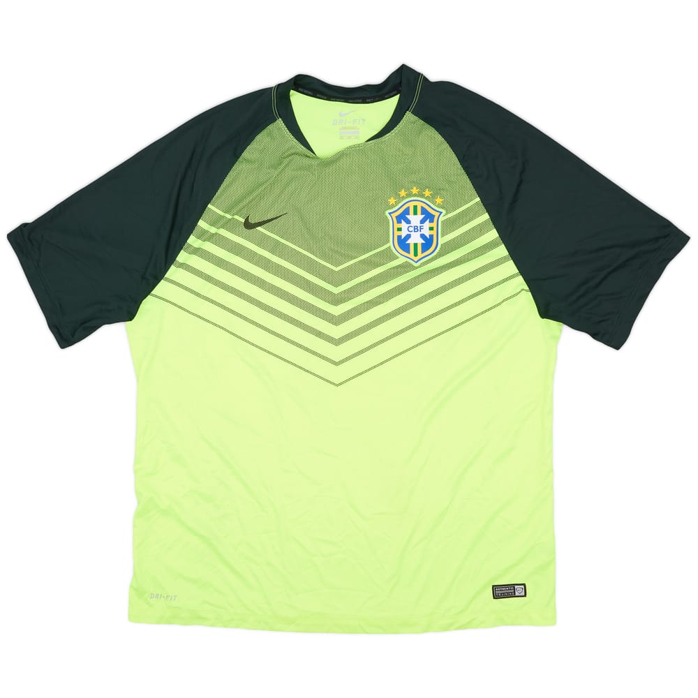 2014-15 Brazil Nike Training Shirt - 7/10 - (XXL)