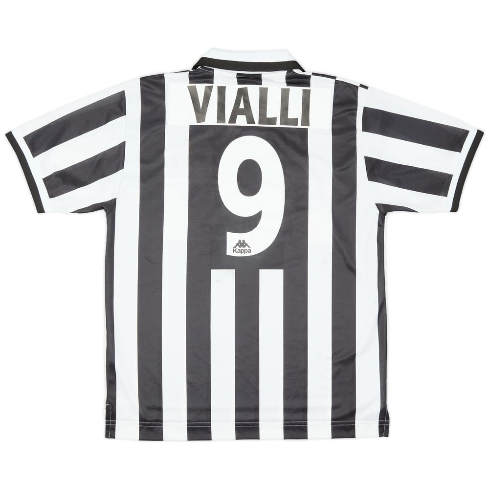 1995-97 Juventus Home Shirt Vialli #9 - 8/10 - (L)