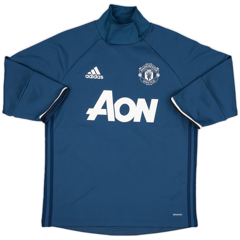 2017-18 Manchester United adidas Training Top - 9/10 - (M)