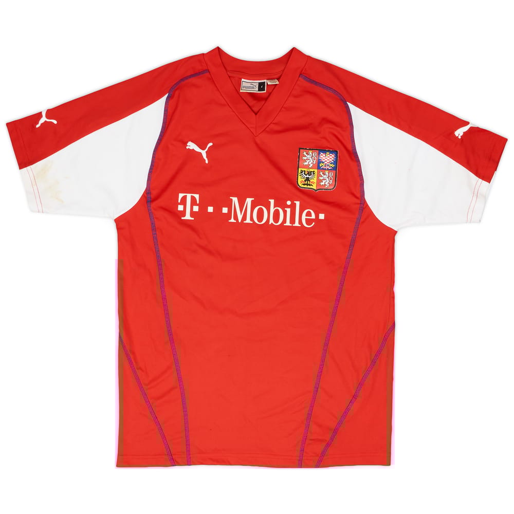 2004-05 Czech Republic Basic Home Shirt - 5/10 - (L)