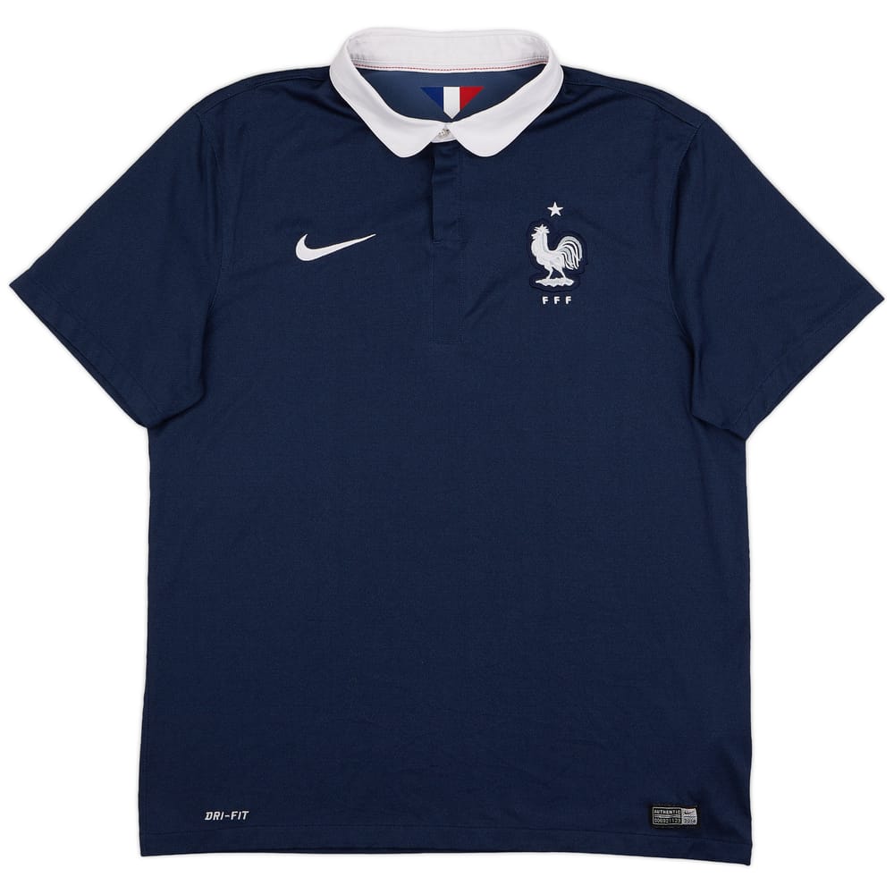 2014-15 France Home Shirt - 9/10 - (L)