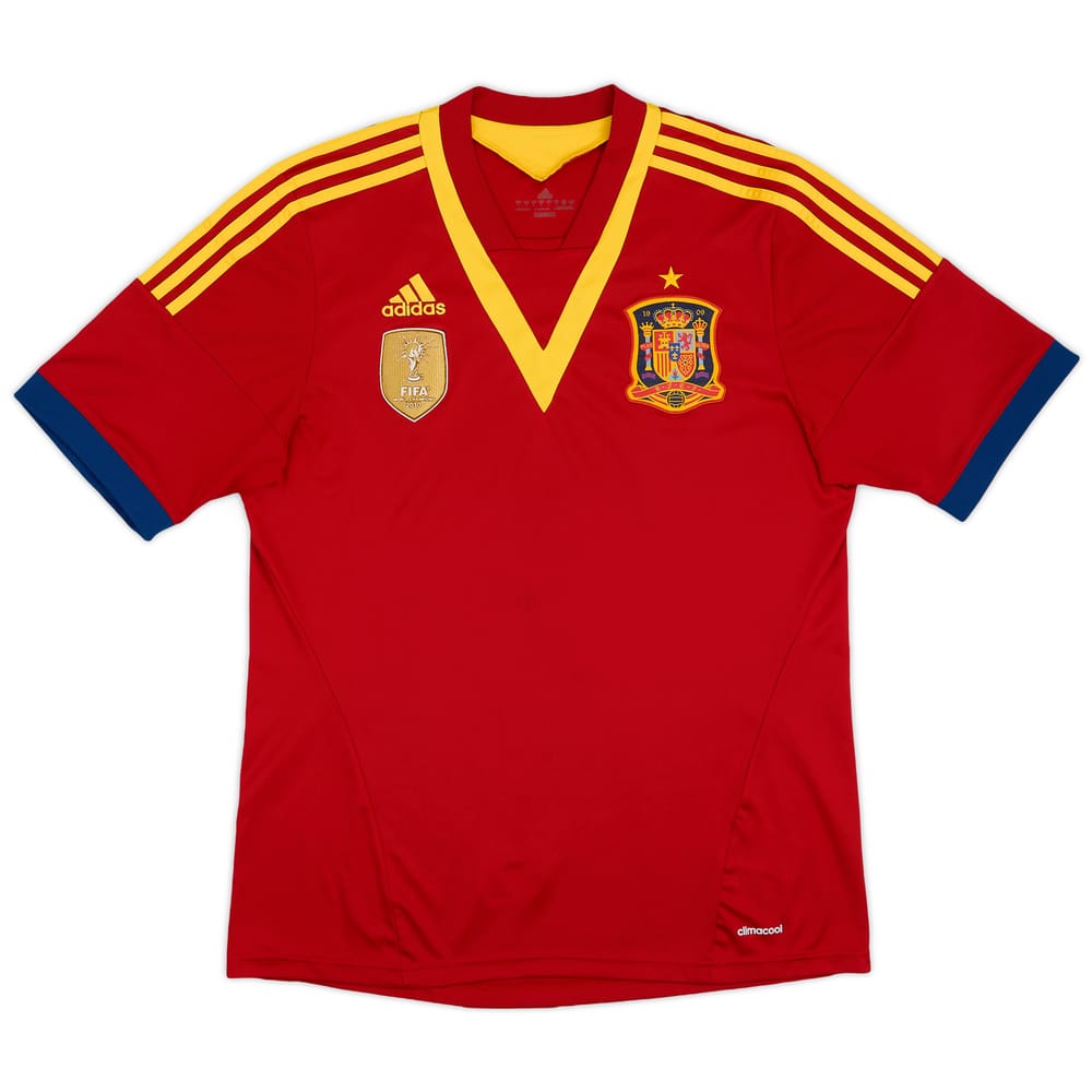 2013 Spain Confederation Cup Home Shirt - 9/10 - (L)