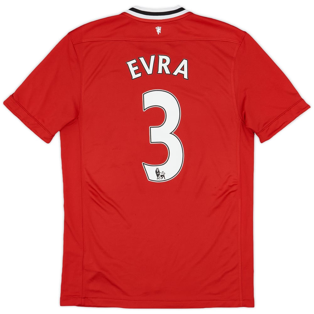2011-12 Manchester United Home Shirt Evra #3 - 8/10 - (M)