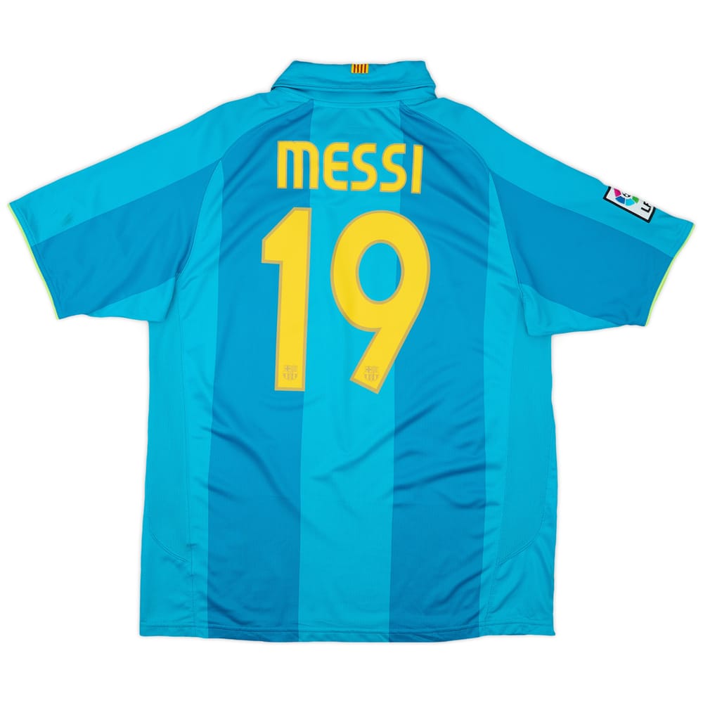 2007-09 Barcelona Away Shirt Messi #19 - 6/10 - (L)
