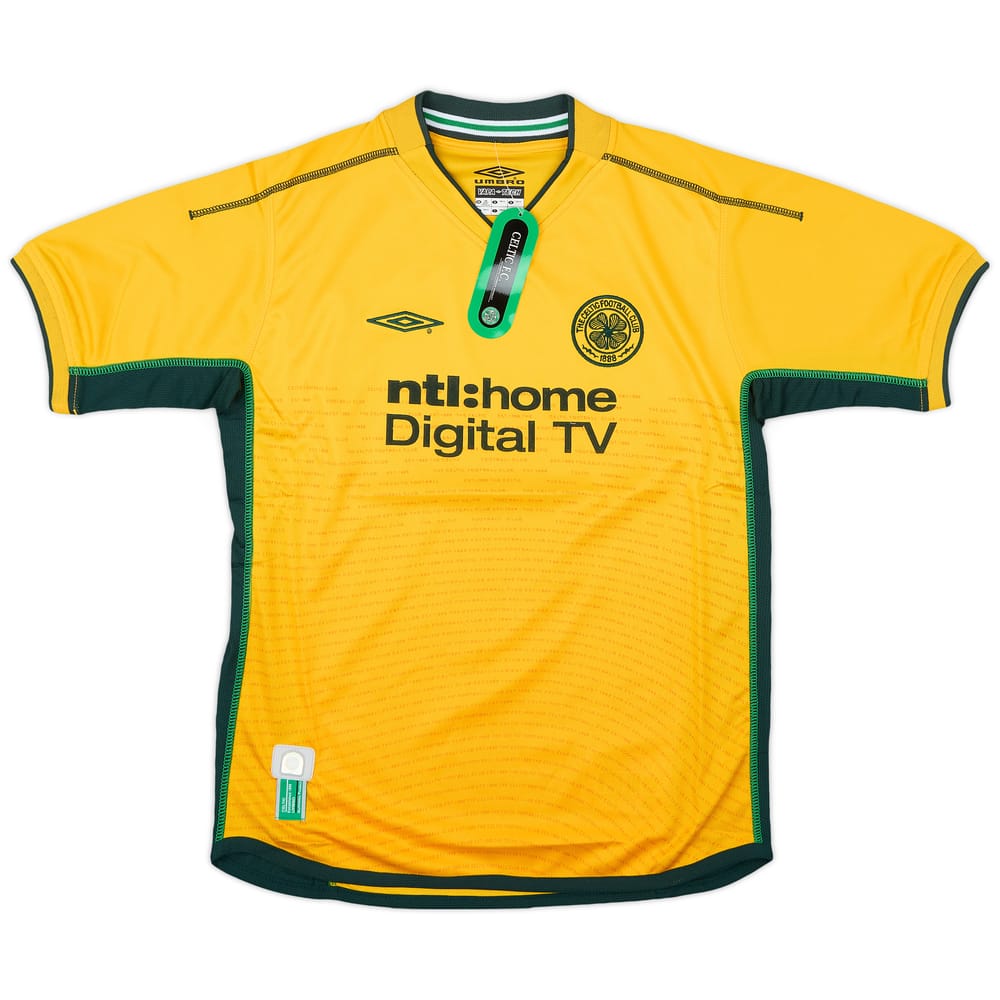 2002-03 Celtic Away Shirt (M.Boys)