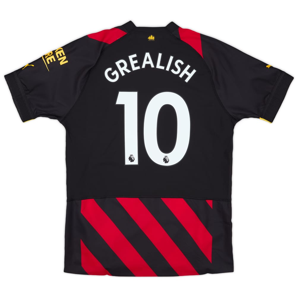 2022-23 Manchester City Player Issue Away Shirt Grealish #10