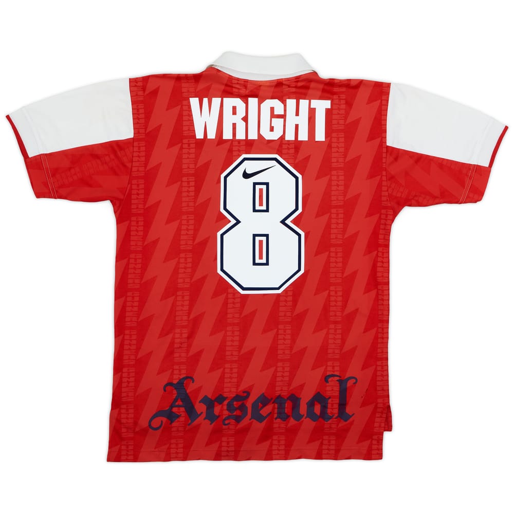 1994-96 Arsenal Home Shirt Wright #8 - 8/10 - (M)