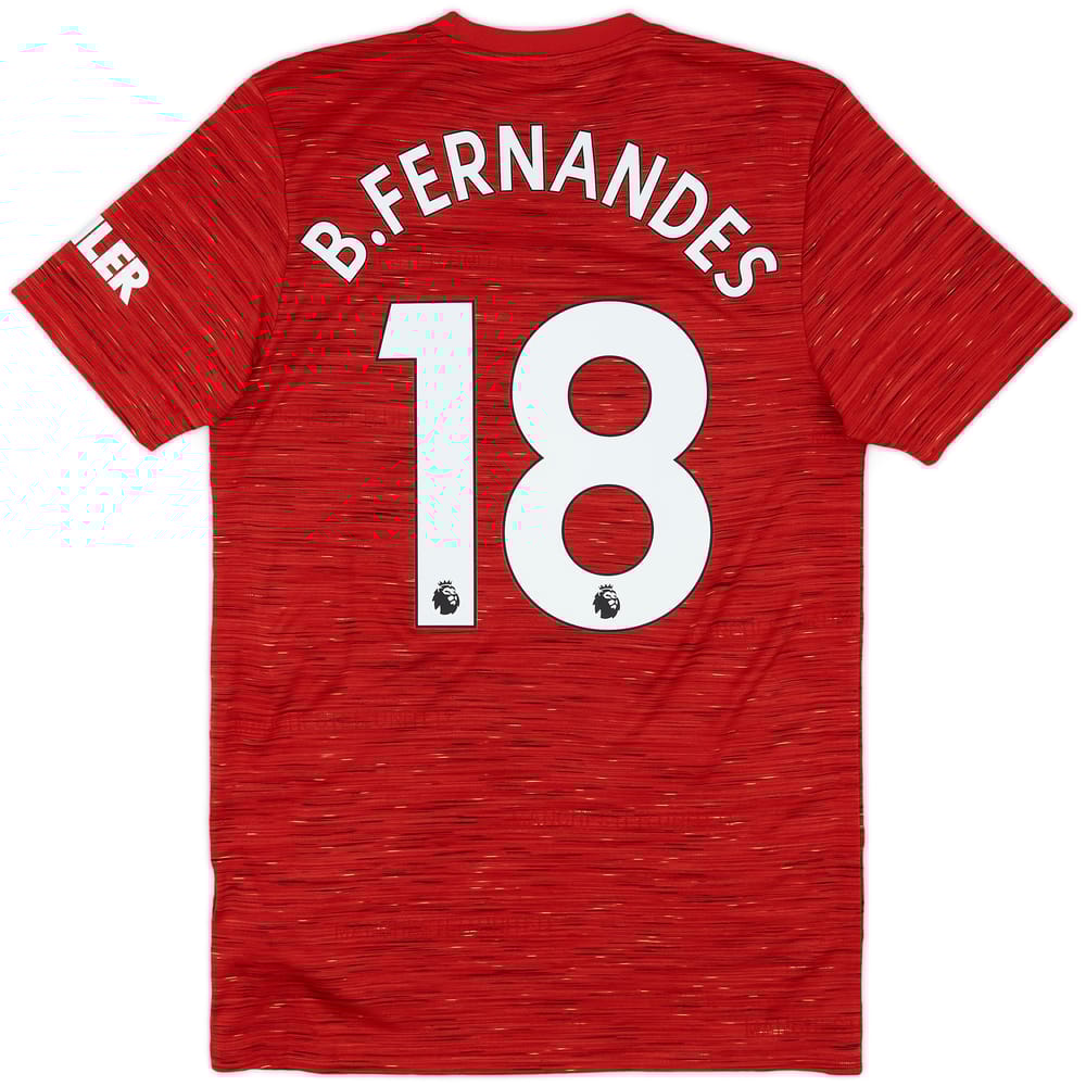 2020-21 Manchester United Home Shirt B.Fernandes #18 - 9/10 - (S)