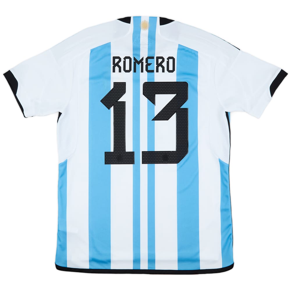 2022-23 Argentina Home Shirt Romero #13 (L)