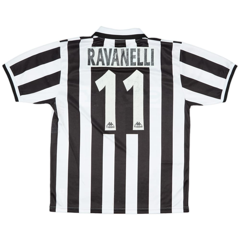 1995-97 Juventus Home Shirt Ravanelli #11 - 6/10 - (XL)