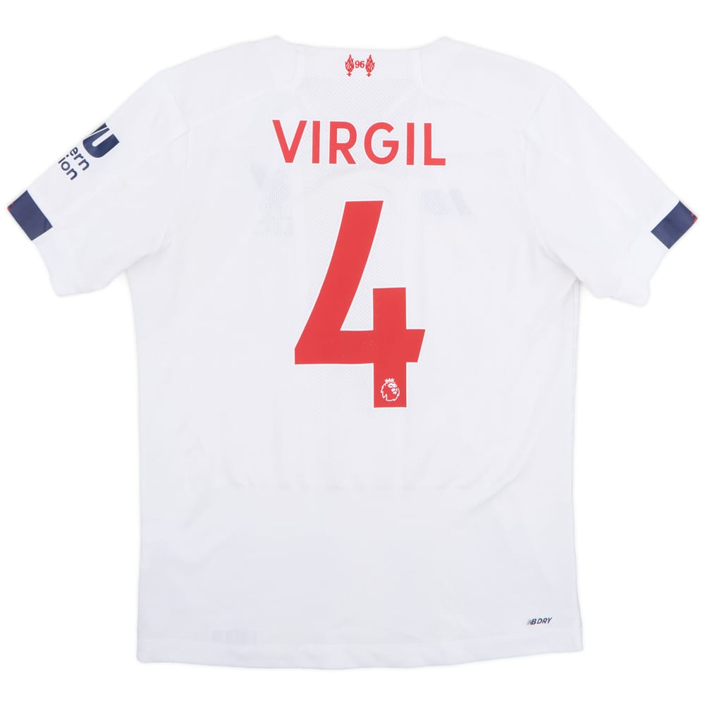 2019-20 Liverpool Away Shirt Virgil #4 - 9/10 - (S)