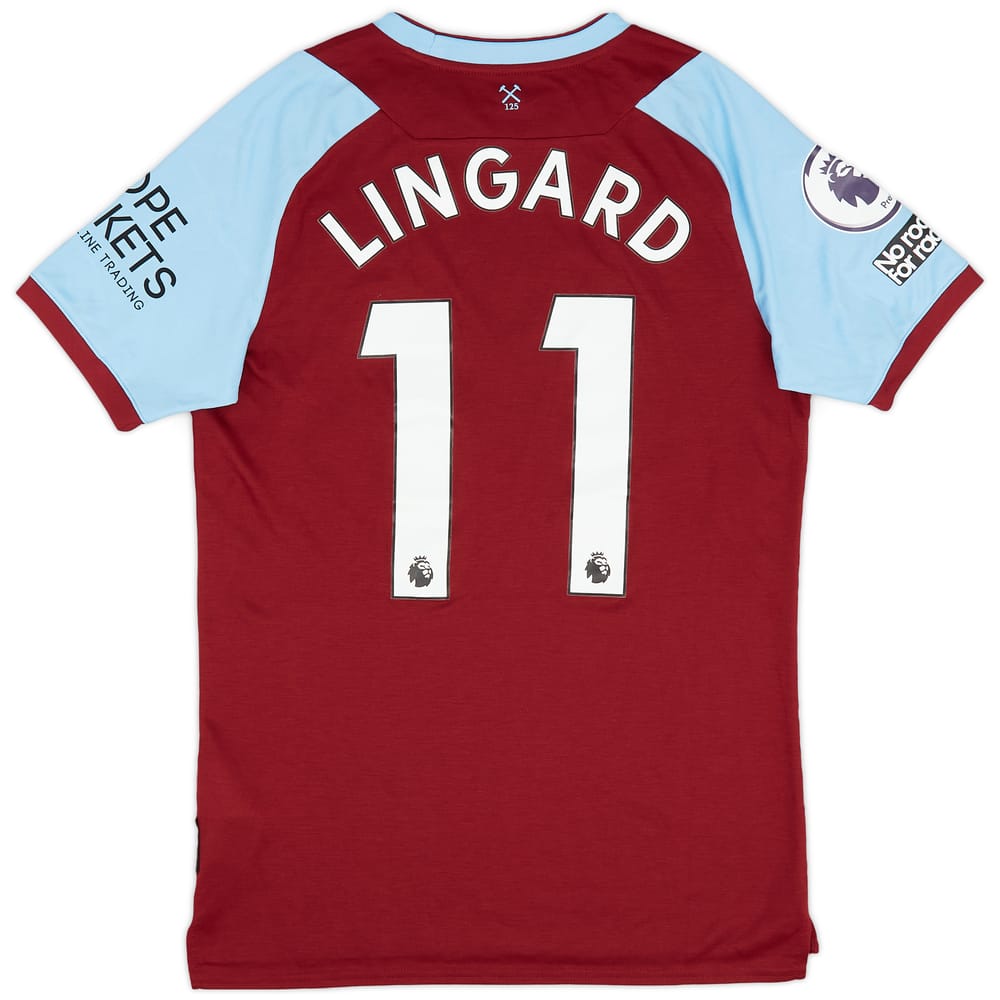 2020-21 West Ham Match Issue Home Shirt Lingard #11