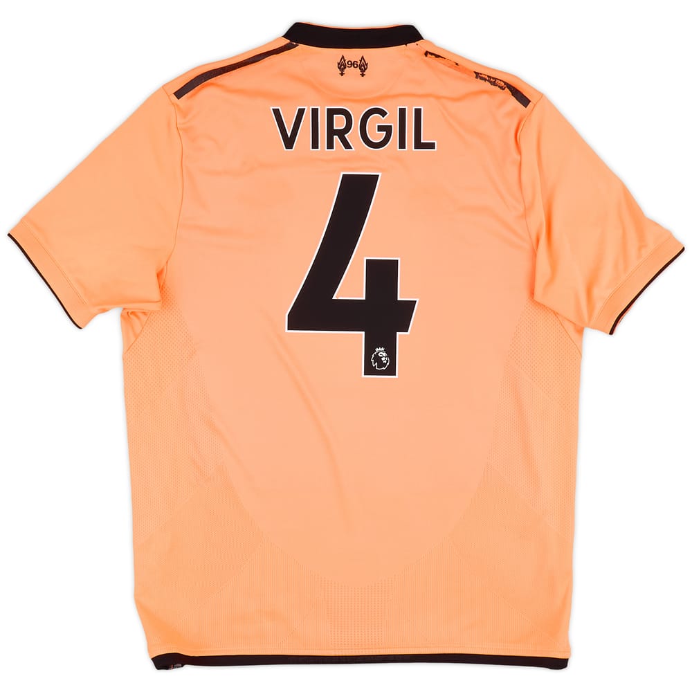 2017-18 Liverpool 125 Years Third Shirt Virgil #4 - 7/10 - (M)