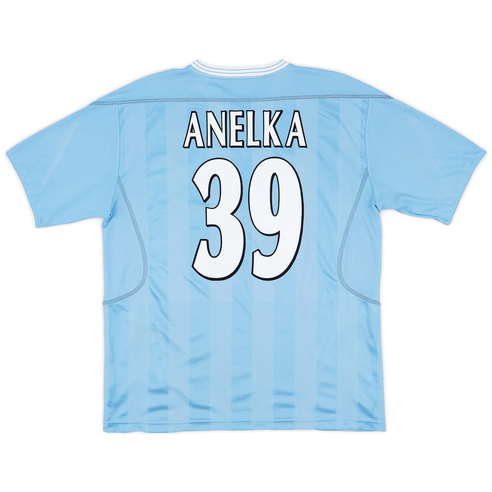 2003-04 Manchester City Home Shirt Anelka #39 - 7/10 - (L)
