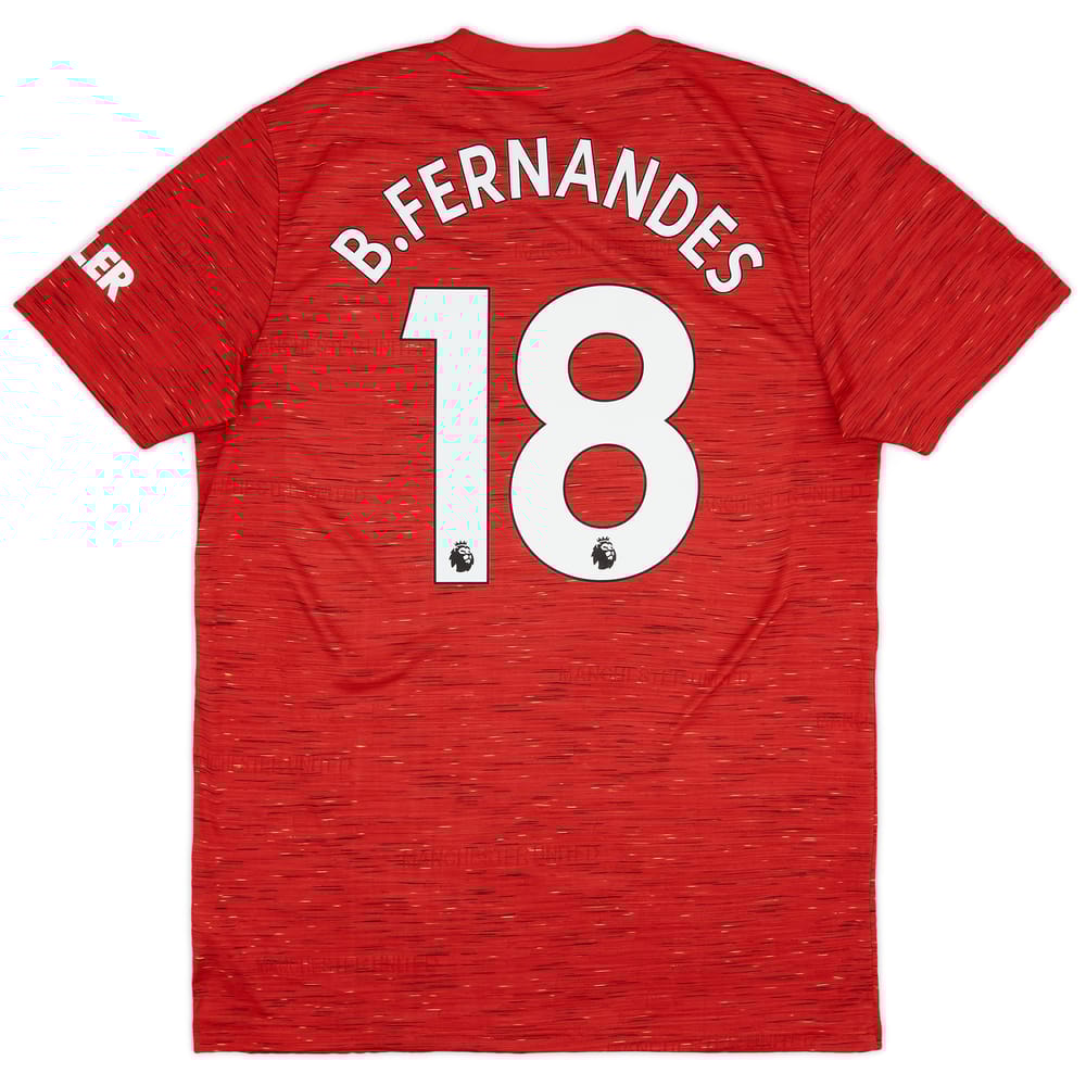 2020-21 Manchester United Home Shirt B.Fernandes #18 - 6/10 - (L)