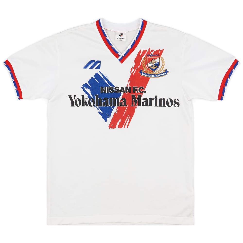 1993-94 Yokohama Marinos Mizuno Training Shirt - 8/10 - (L)