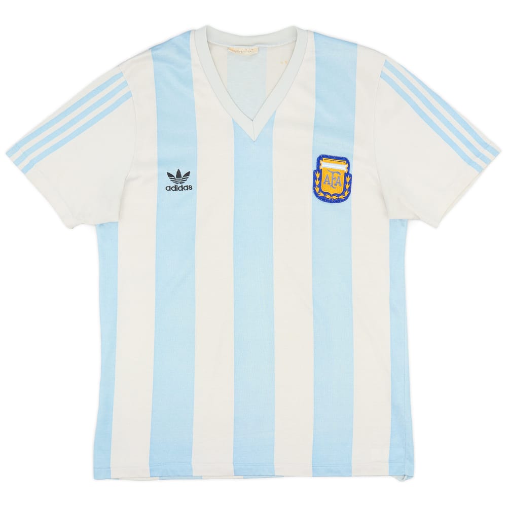 1990-91 Argentina Home Shirt #10 - 5/10 - (M)