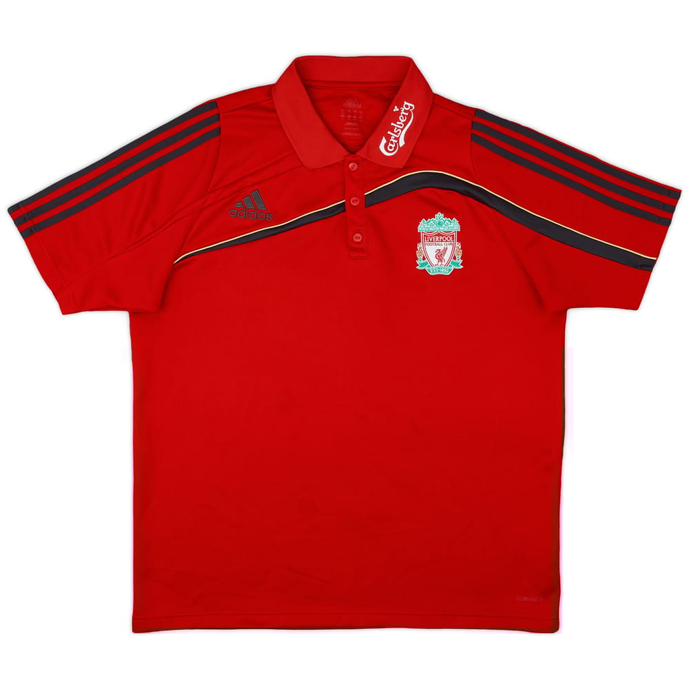 2009-10 Liverpool adidas Polo Shirt - 9/10 - (XL)