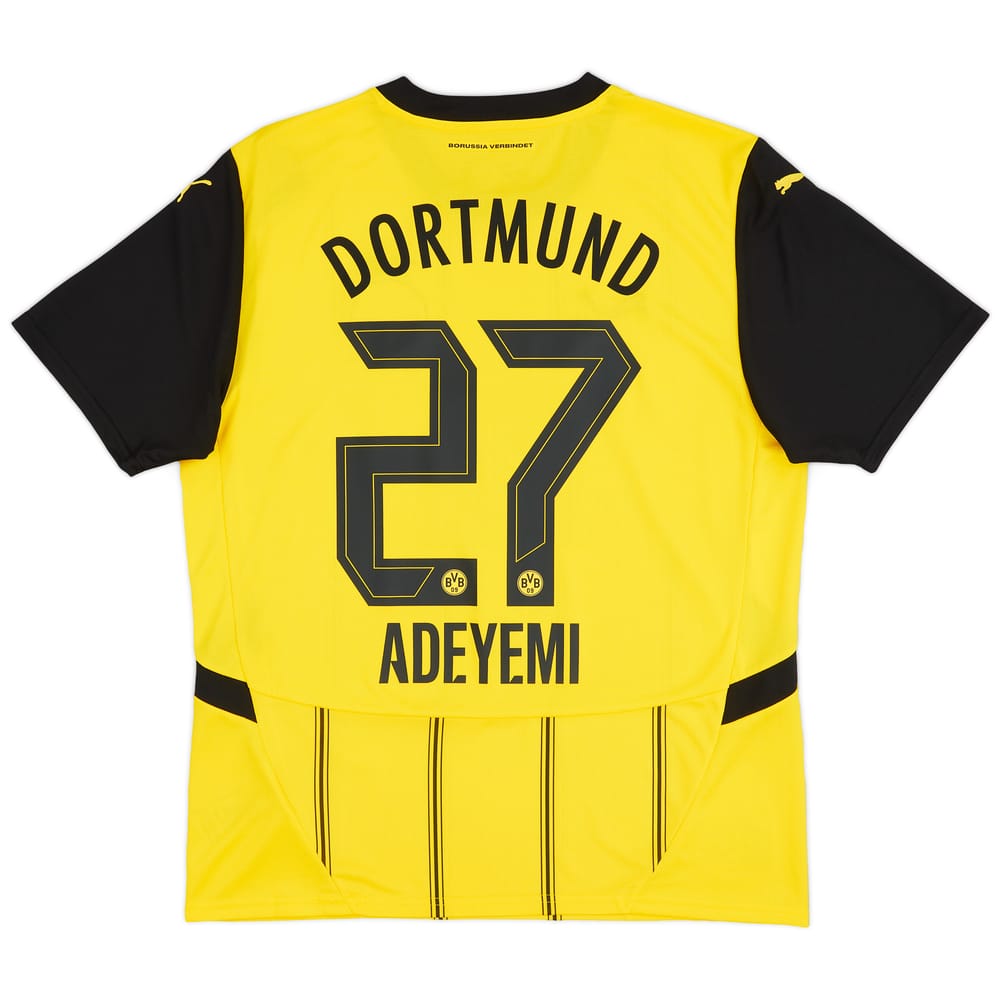 2024-25 Borussia Dortmund Home Shirt Adeyemi #27