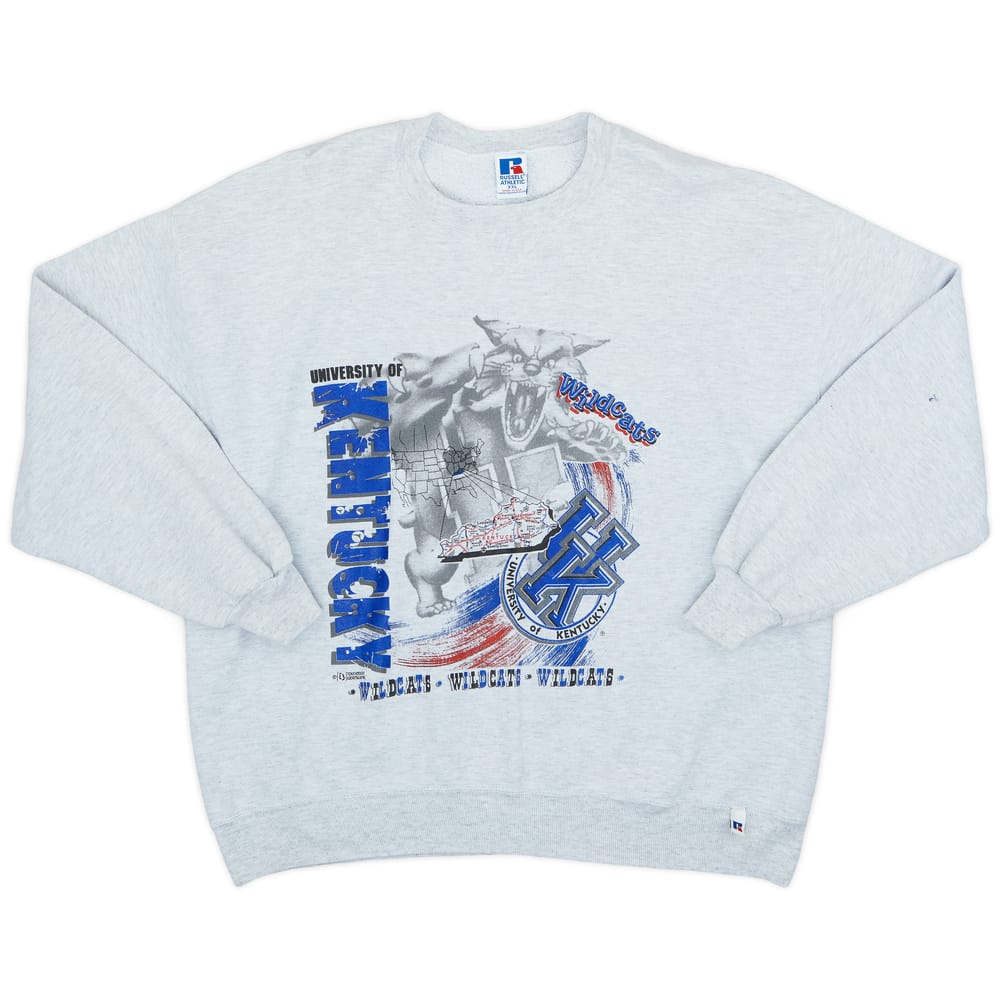 1990s Kentucky Wildcats Russell Athletic Sweat Top - 8/10 - (XXL)