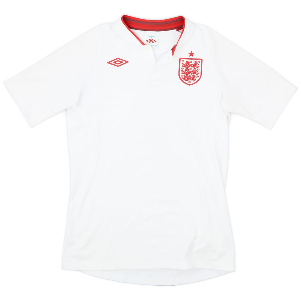2012-13 England Home Shirt - 9/10 - (XL.Boys)