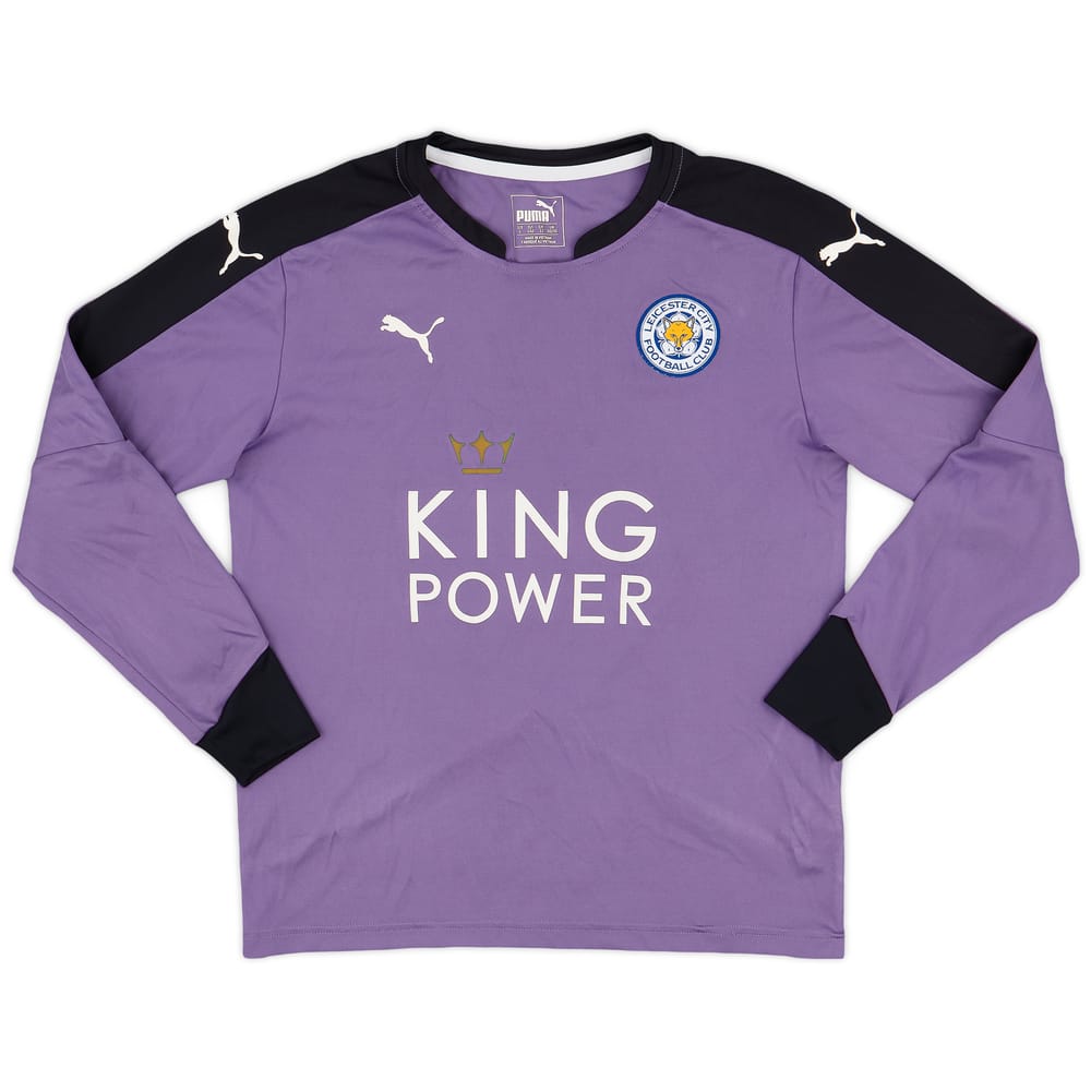 2015-16 Leicester GK Shirt - 8/10 - (M.Boys)