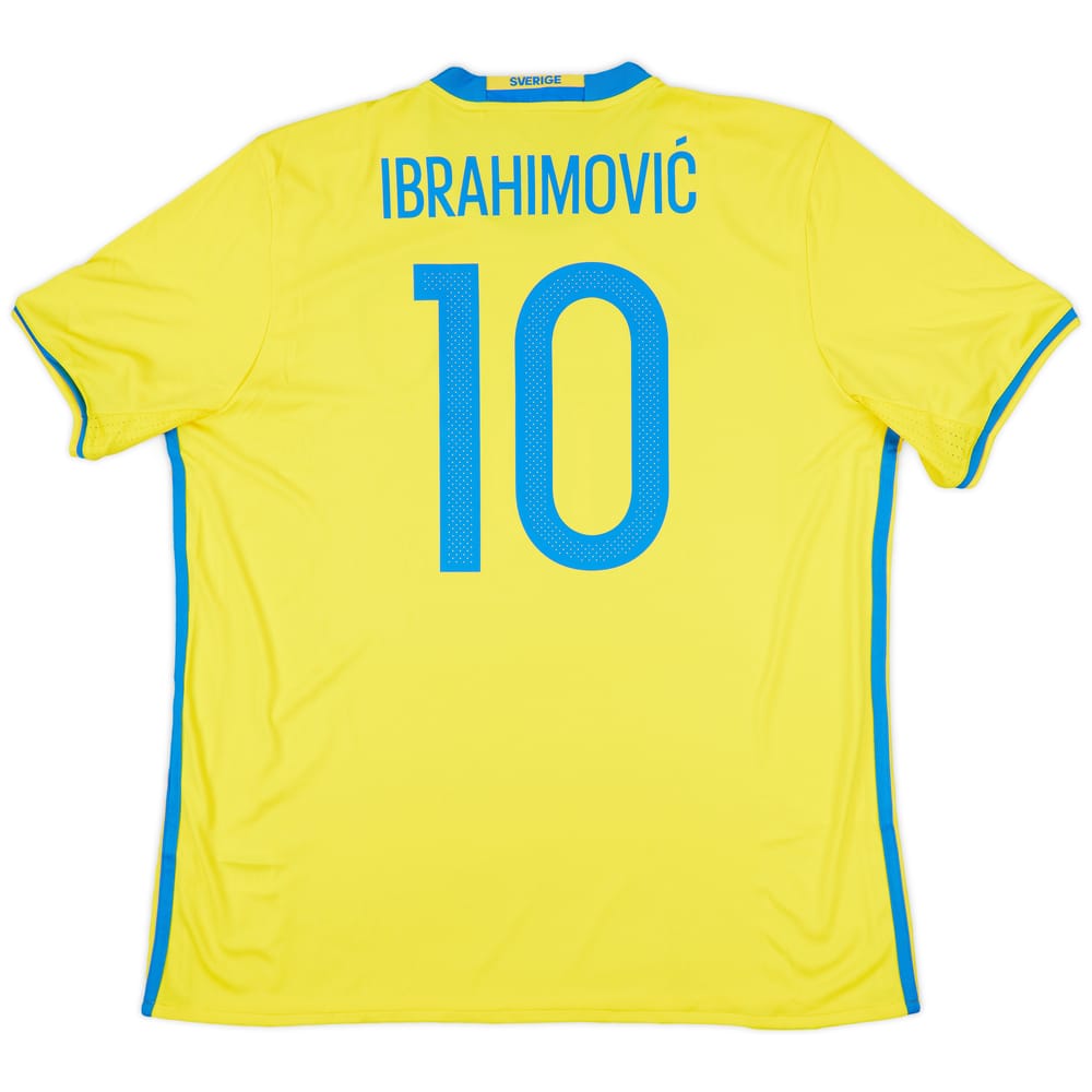 2016-17 Sweden Home Shirt Ibrahimovic #10 (XL)