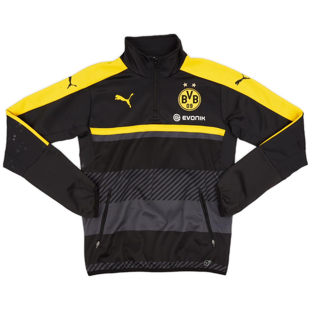 2014-15 Borussia Dortmund Puma 1/4 Zip Training Top - 5/10 - (S)