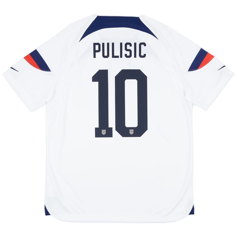 2022-23 USA Home Shirt Pulisic #10