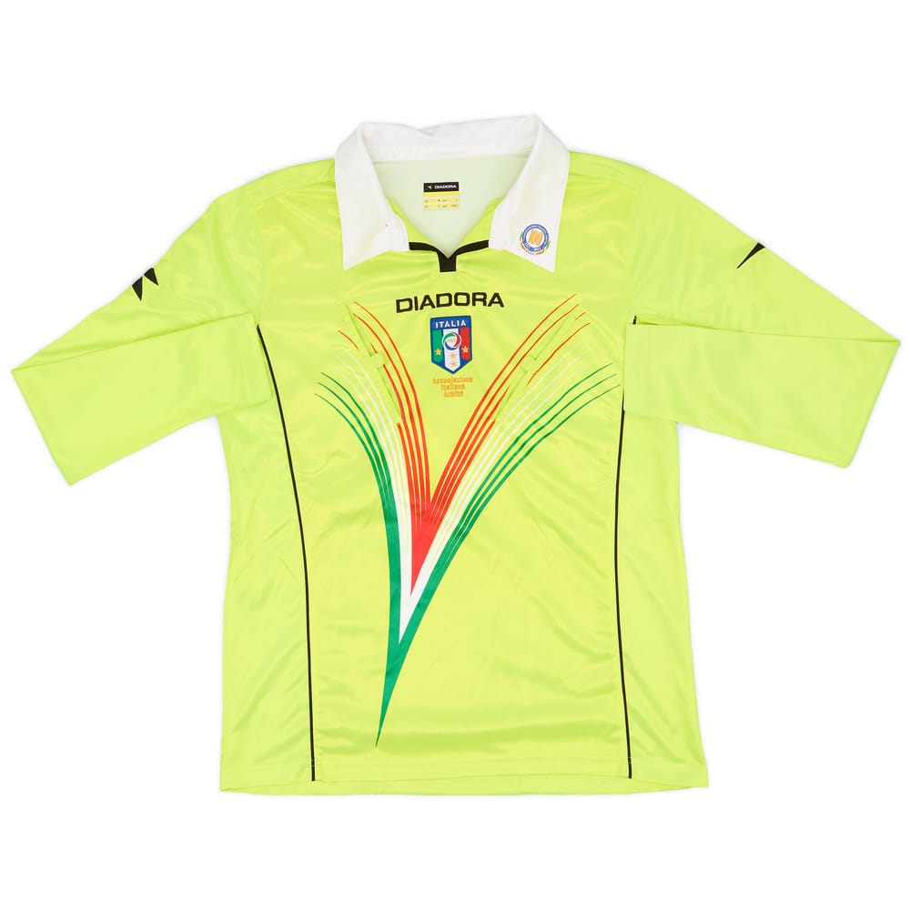 2011-12 Italy Diadora Centenary Referee L/S Shirt - 8/10 - (S)