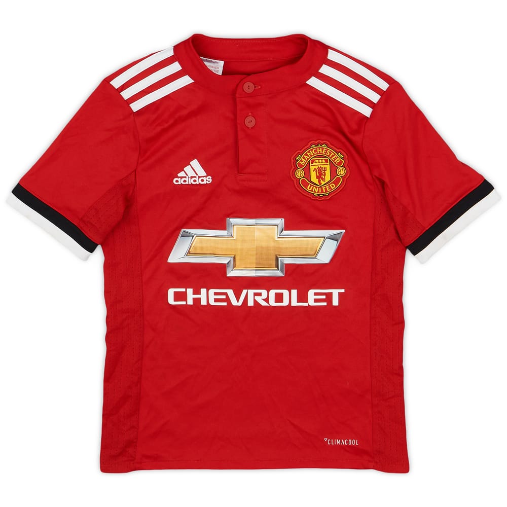 2017-18 Manchester United Home Shirt - 8/10 - (7-8 Years)