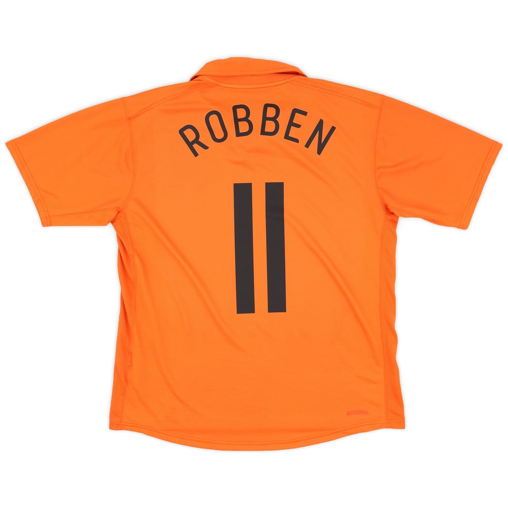 2006-08 Netherlands Home Shirt Robben #11 - 8/10 - (L)